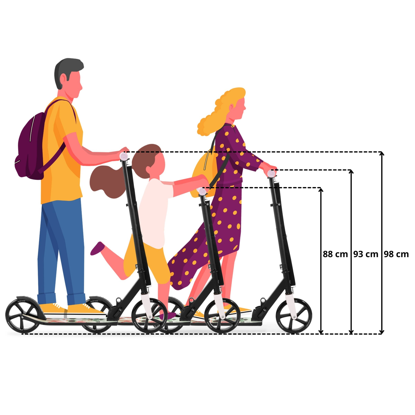 Kétkerekű városi robogó VIBE Pink HyperMotion - 100 kg