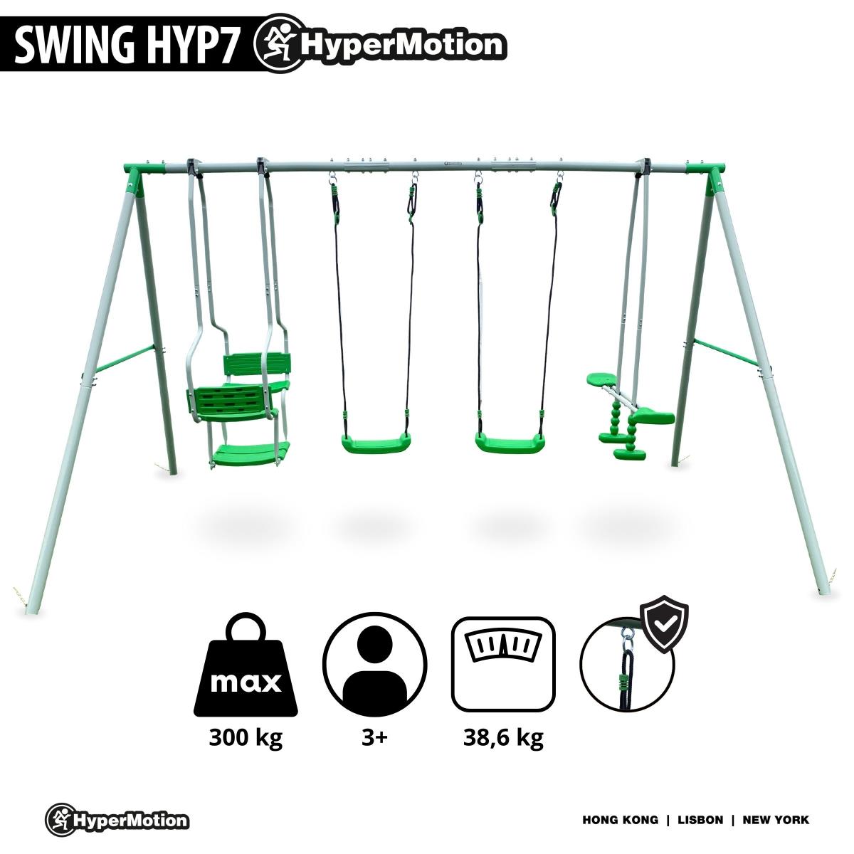 6 személyes hinta készlet gyerekeknek - kerti játszótér