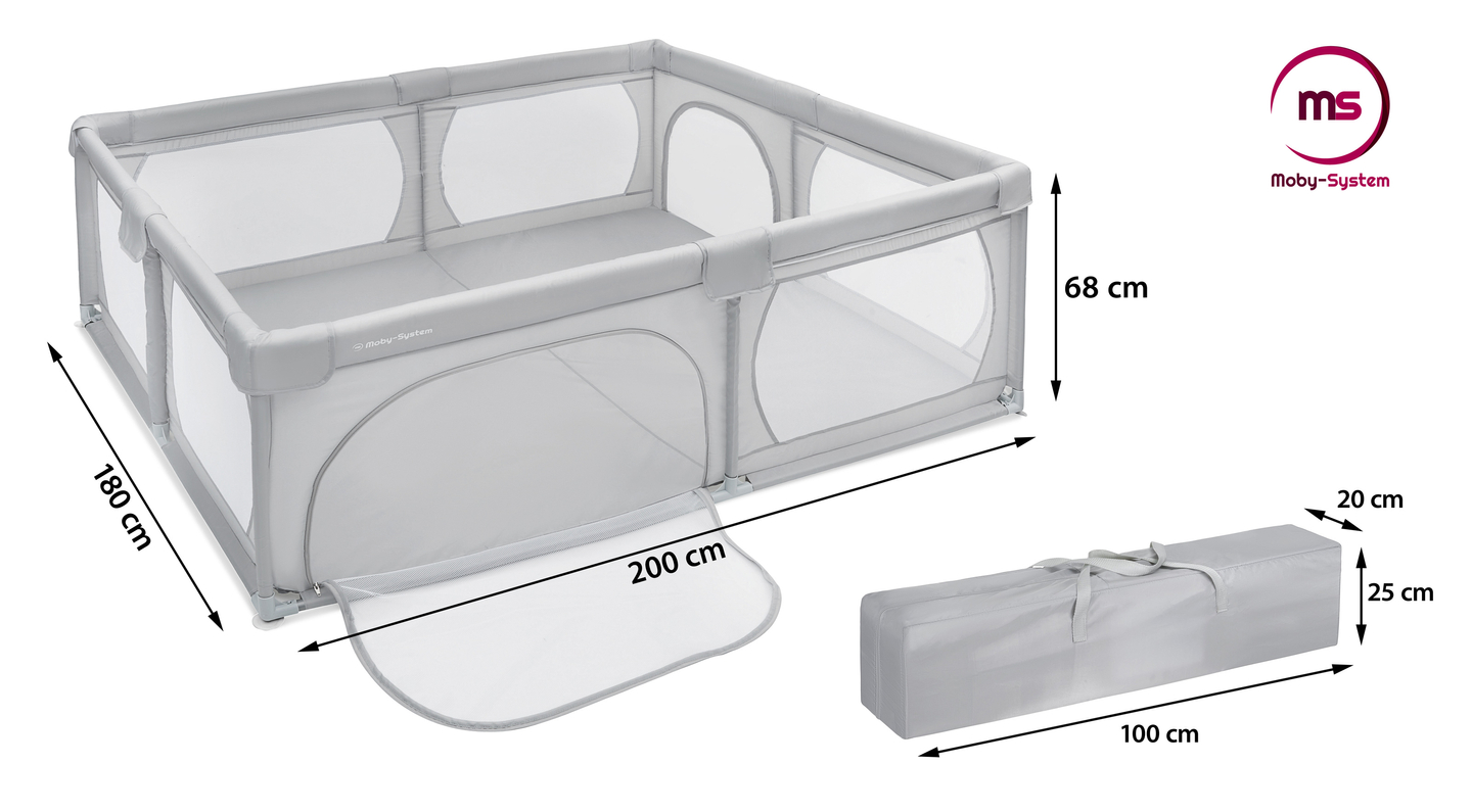 Nagy játszóház 200 cm x 180 cm - játszótér, száraz medence