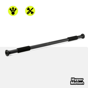 HyperMotion állítható húzódzkodó rúd 80-130 cm, 150 kg, fekete