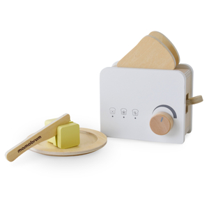 Fából készült kenyérpirító tartozékokkal