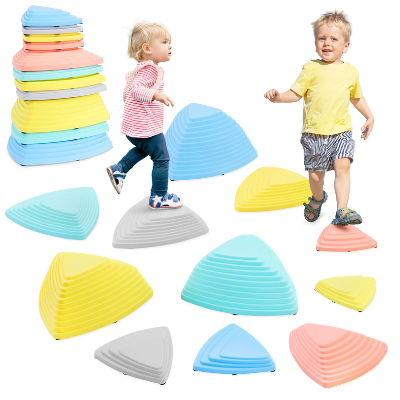 Színes kiegyenlítő kövek - 11 db