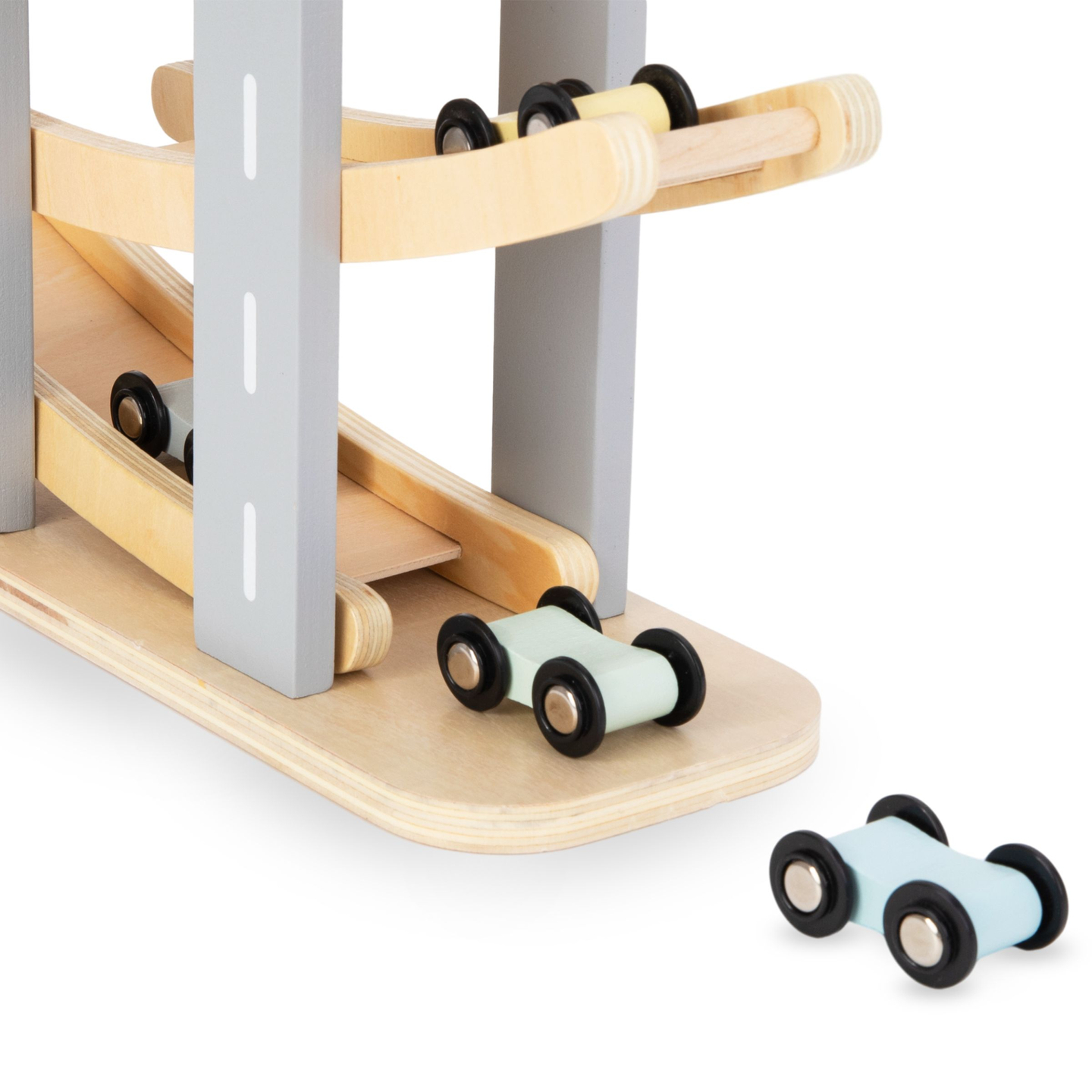 Fapálya - csúszda autóknak - 6 emelet