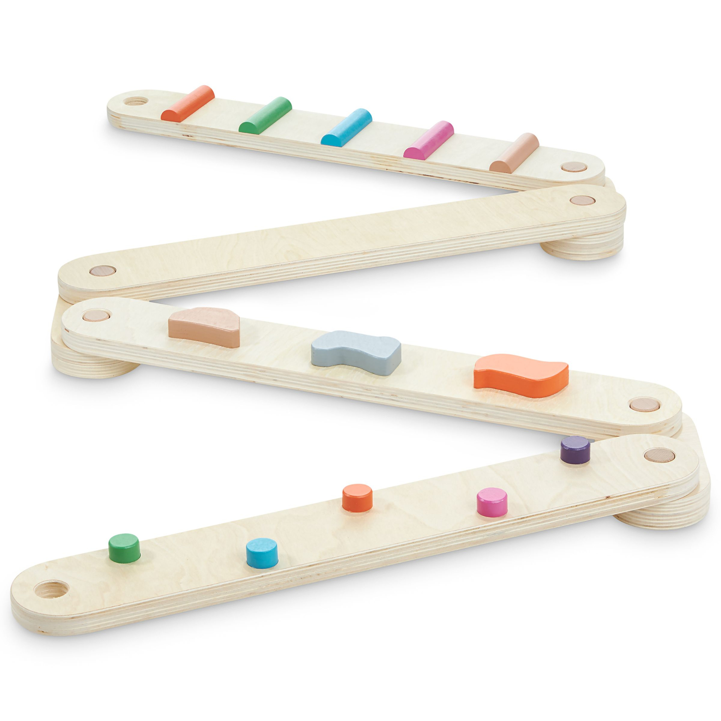 Fából készült egyensúlyi pálya - érzékszervi pálya - 14 elem