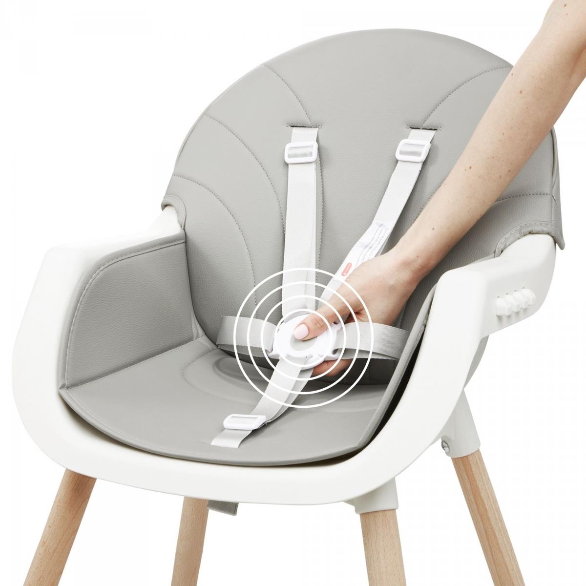 AMELIA etetőszék 3in1 Moby-System, szürke