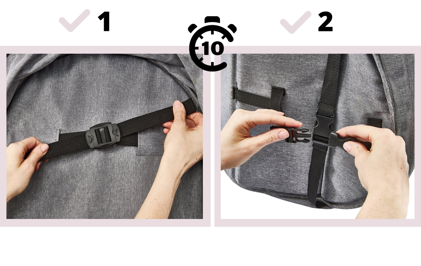 Fekvőágy + úszógumi + kiságy 3 az 1-ben - Moby-System MILA