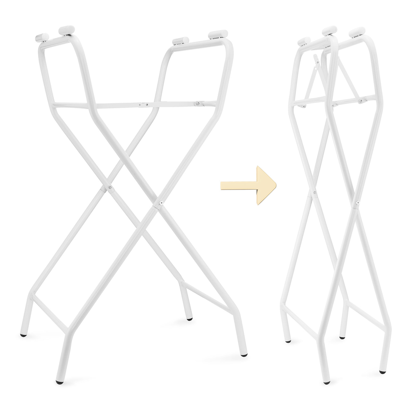 Összecsukható babakád hőmérővel, betéttel és állvánnyal - piszkos rózsaszín színben