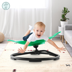 Mini gyermek körhinta Hal - zöld színű