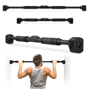 HyperMotion állítható húzódzkodó rúd 74-100 cm, 200 kg, fekete