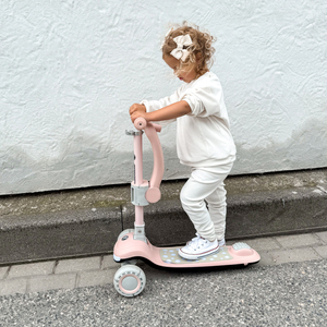 HyperMotion LUMI 3 az 1-ben egyensúlyozó roller - megvilágított platform és LED kerekek, rózsaszín színben