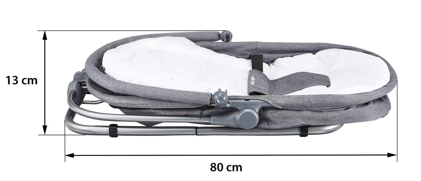 Fekvőágy + úszógumi + kiságy 3 az 1-ben - Moby-System MILA