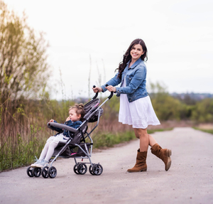 Könnyű babakocsi, esernyő Moby-System Barton szín: szürke