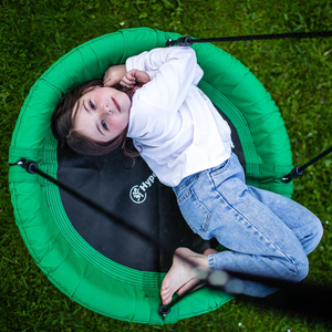 Dupla kerti hinta kerettel és kötelekkel - ülőke és gólyafészek