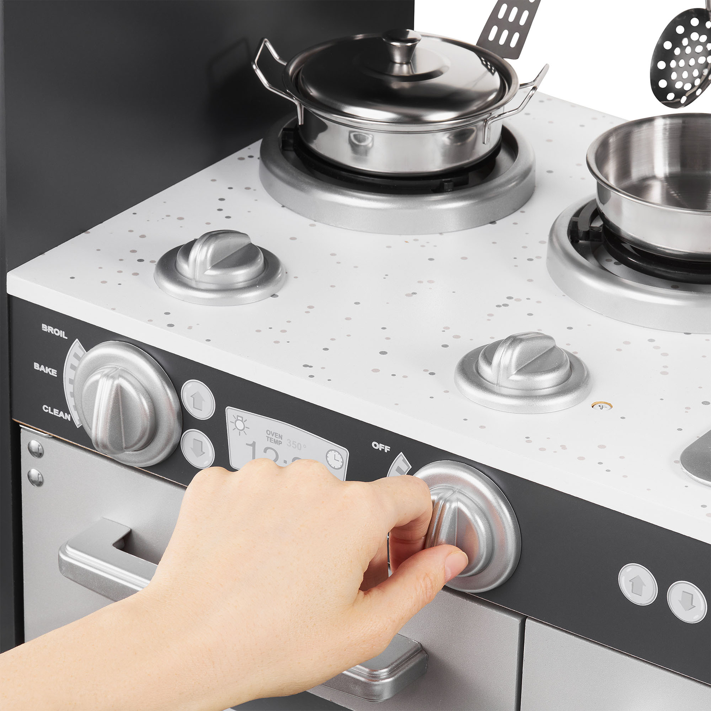 XXL fakonyha LED világítással, köténnyel és kiegészítőkkel