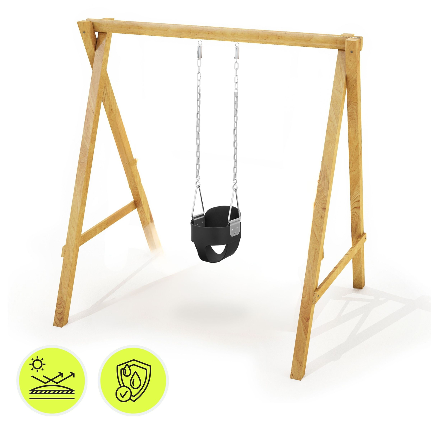 HyperMotion kisgyermek lánchinta magas háttámlával