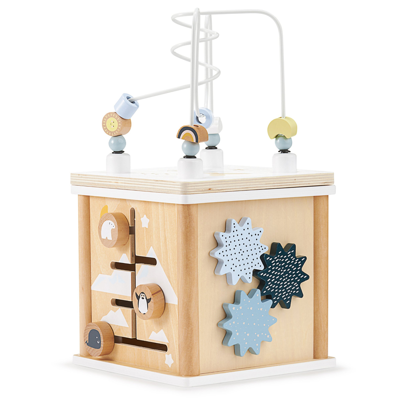 Fa oktatási kocka összefonódással - alakzatválogató