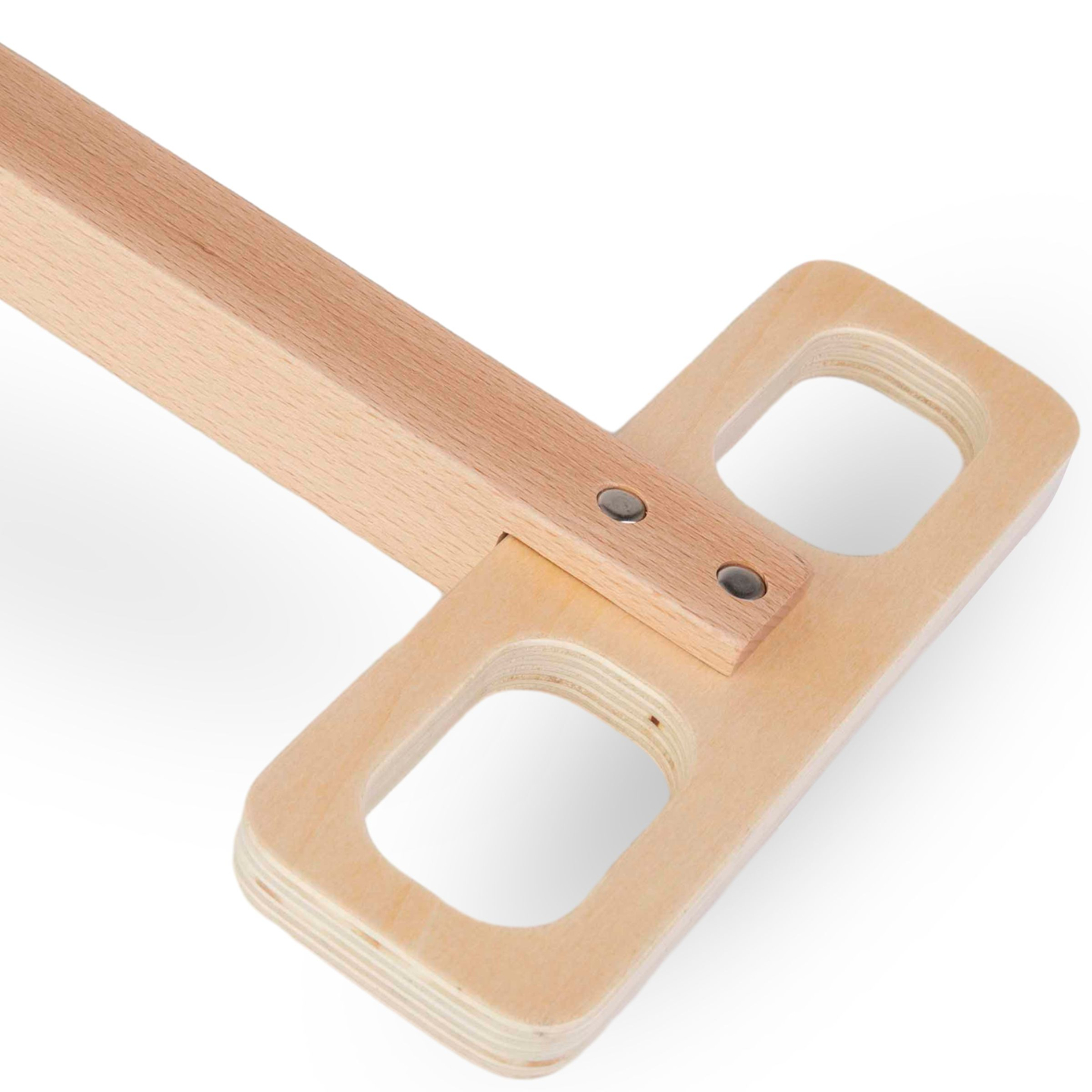 Fából készült játékkocsi - húzható utánfutó