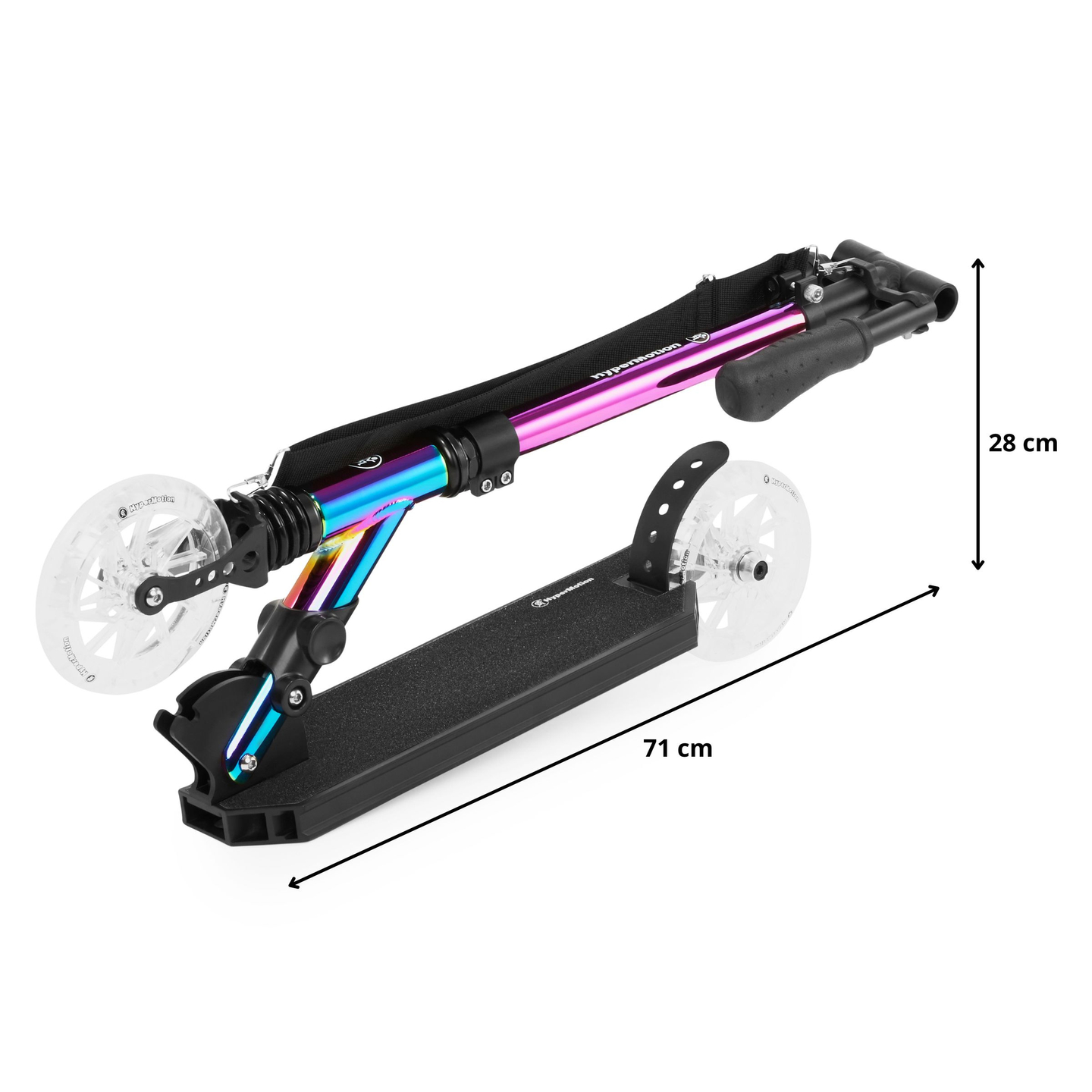 Kétkerekű robogó HOLO MAJESTIC HyperMotion 100kg - teljes alumínium