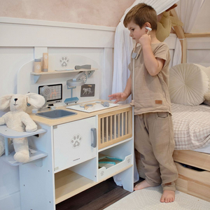 Állatkórház - fa készlet