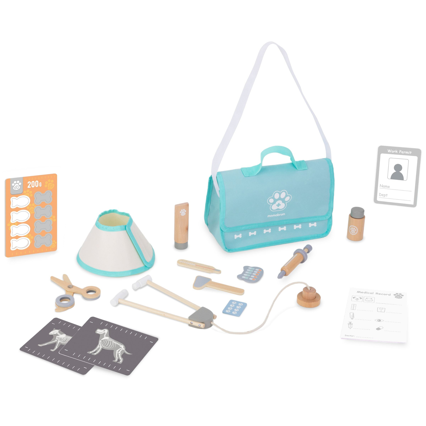 Fa állatorvosi készlet