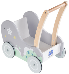 Fából készült babakocsi járókeret