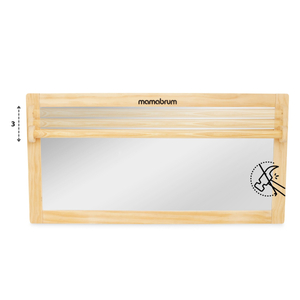 Baba tükör állítható fogantyúval - Montessori