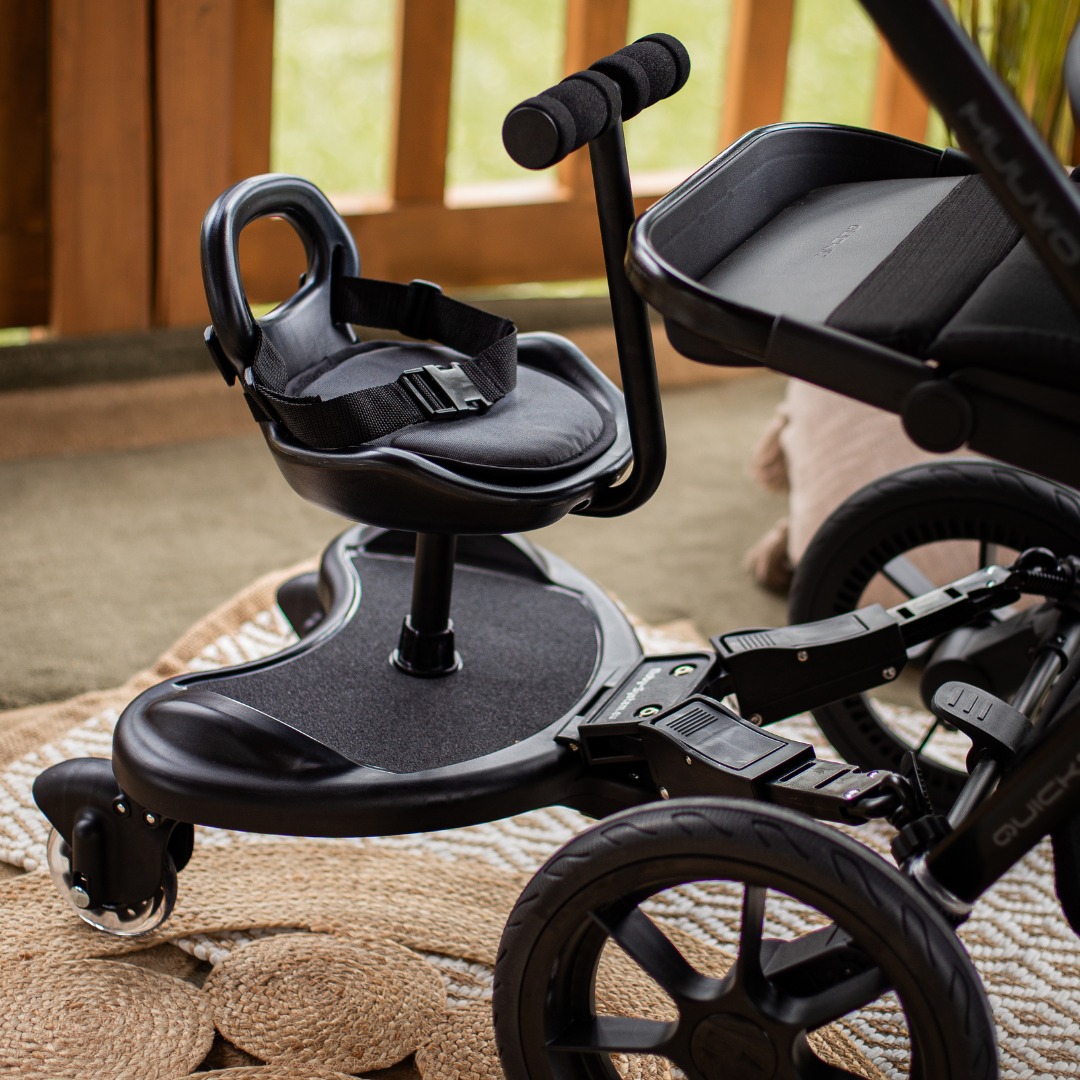 Babakocsira csatlakoztatható pótkocsi MR BUGGY - LED kerekek