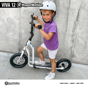 HyperMotion VIVA 12 roller (30cm-es pumpás kerekek) - fehér