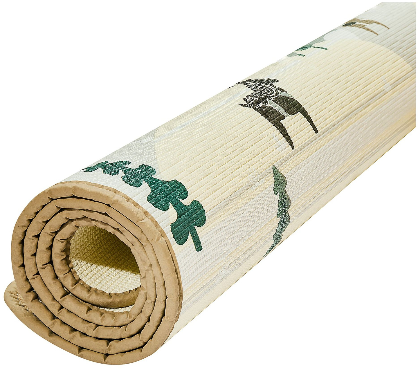 Kétoldalas habszőnyeg XXL - tekercs 1 CM (erdő és hegyek)