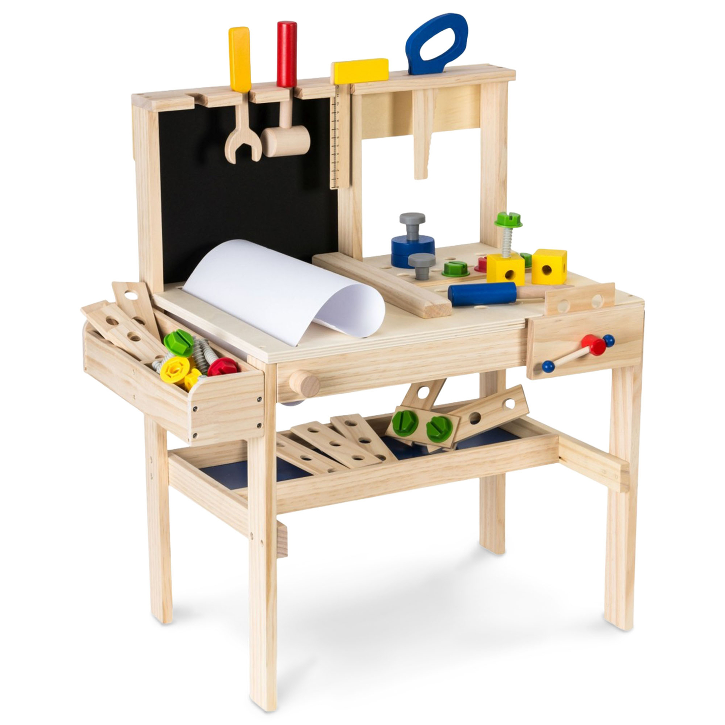 Fából készült barkácskészlet XXL - 75 darab