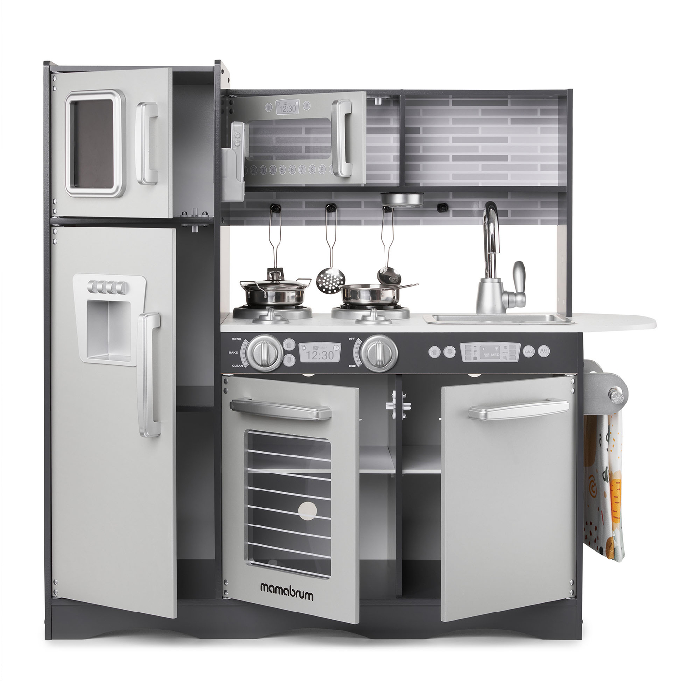 XXL fakonyha LED világítással, köténnyel és kiegészítőkkel