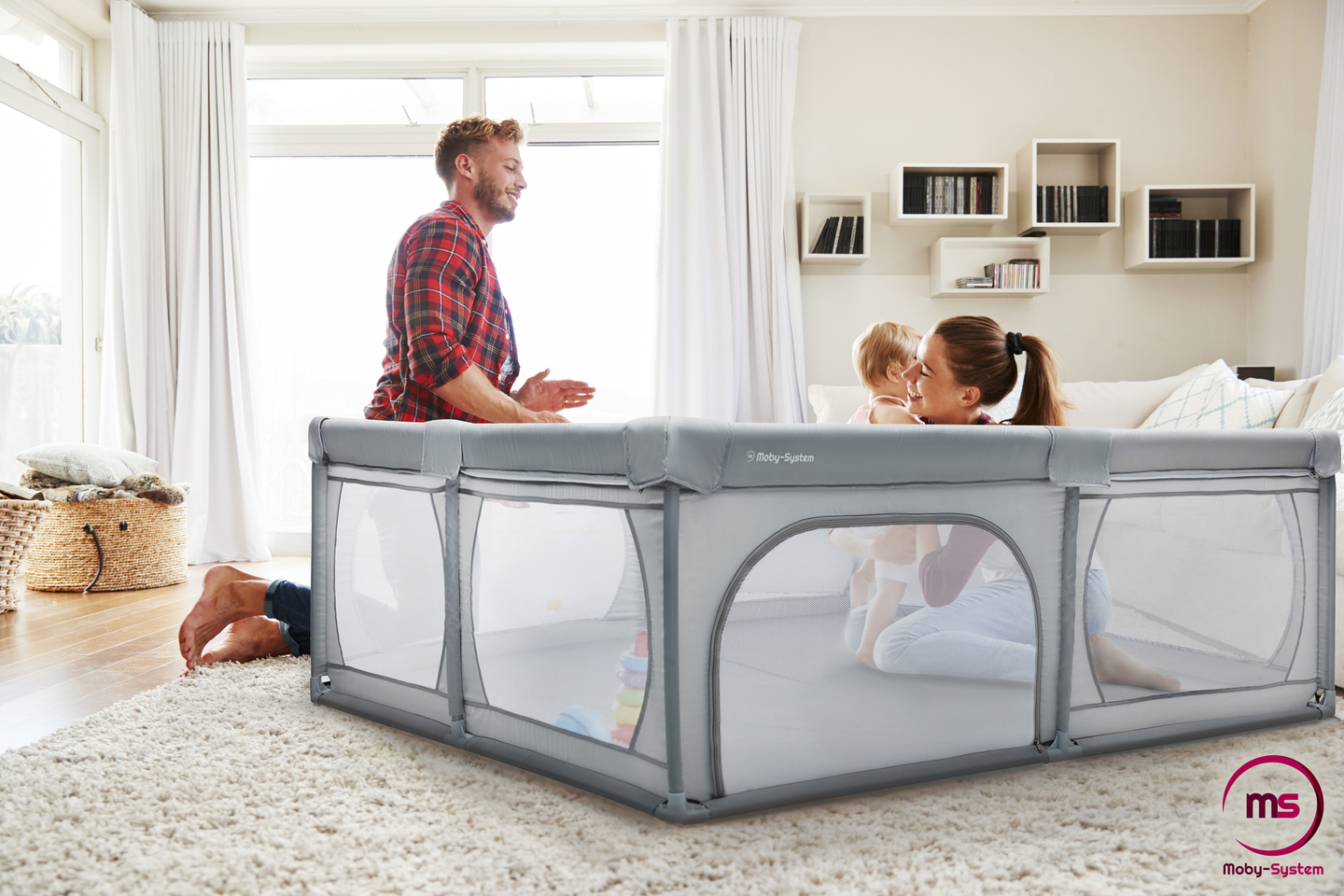 Nagy játszóház 200 cm x 180 cm - játszótér, száraz medence