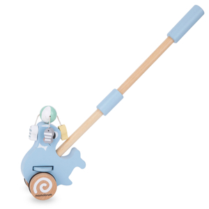 Fából készült pecsét nyomórúddal - tolókarral