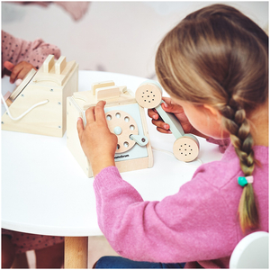 Retro fa telefon - menta