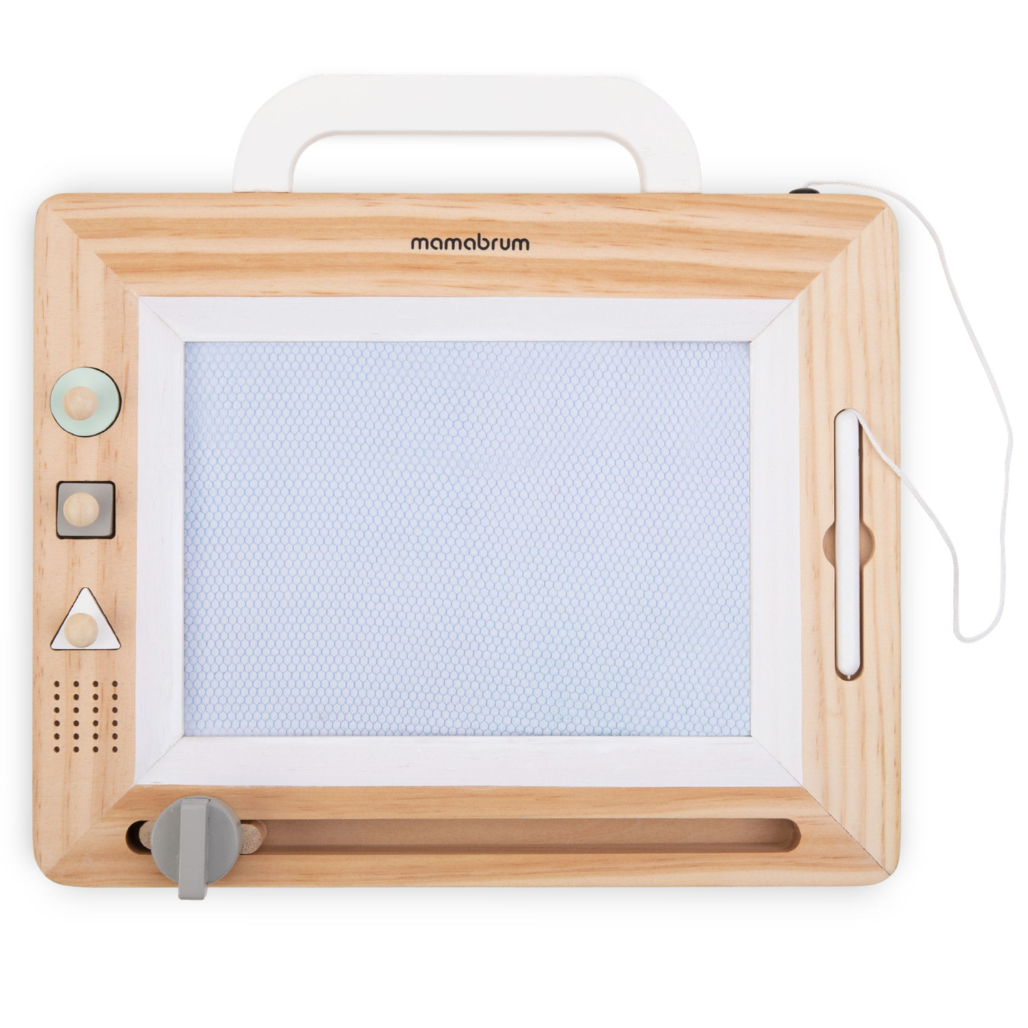 Fából készült töltőtoll bélyegzőkkel - rajzlap