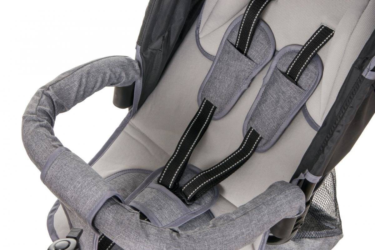 Tricikli Tobi Velar + esővédő fólia - szürke