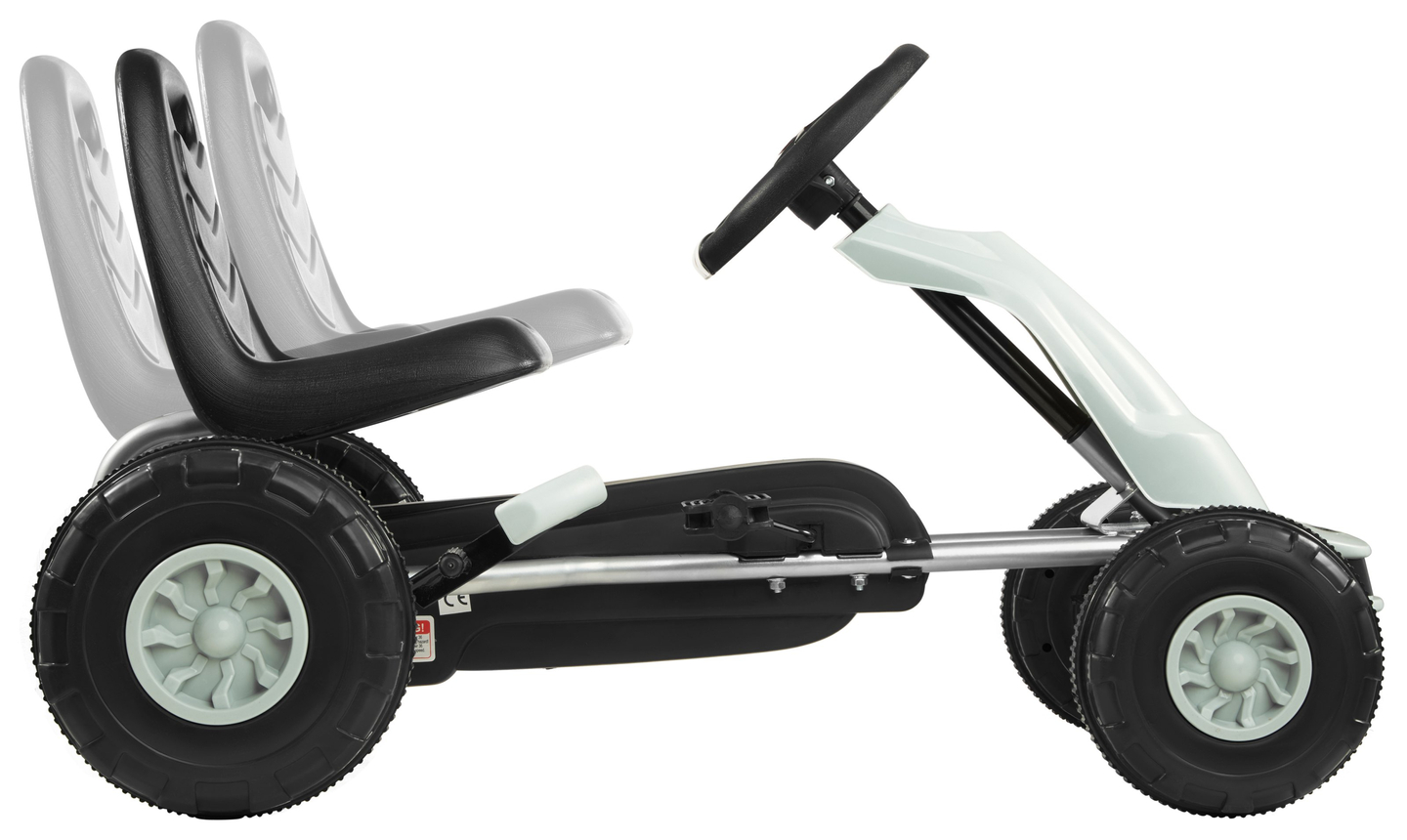 CHESTER pedálos gokart - gyerekeknek 3-6 éves korig - szürke