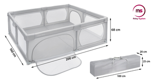 Nagy játszóház 200 cm x 160 cm - játszótér, száraz medence