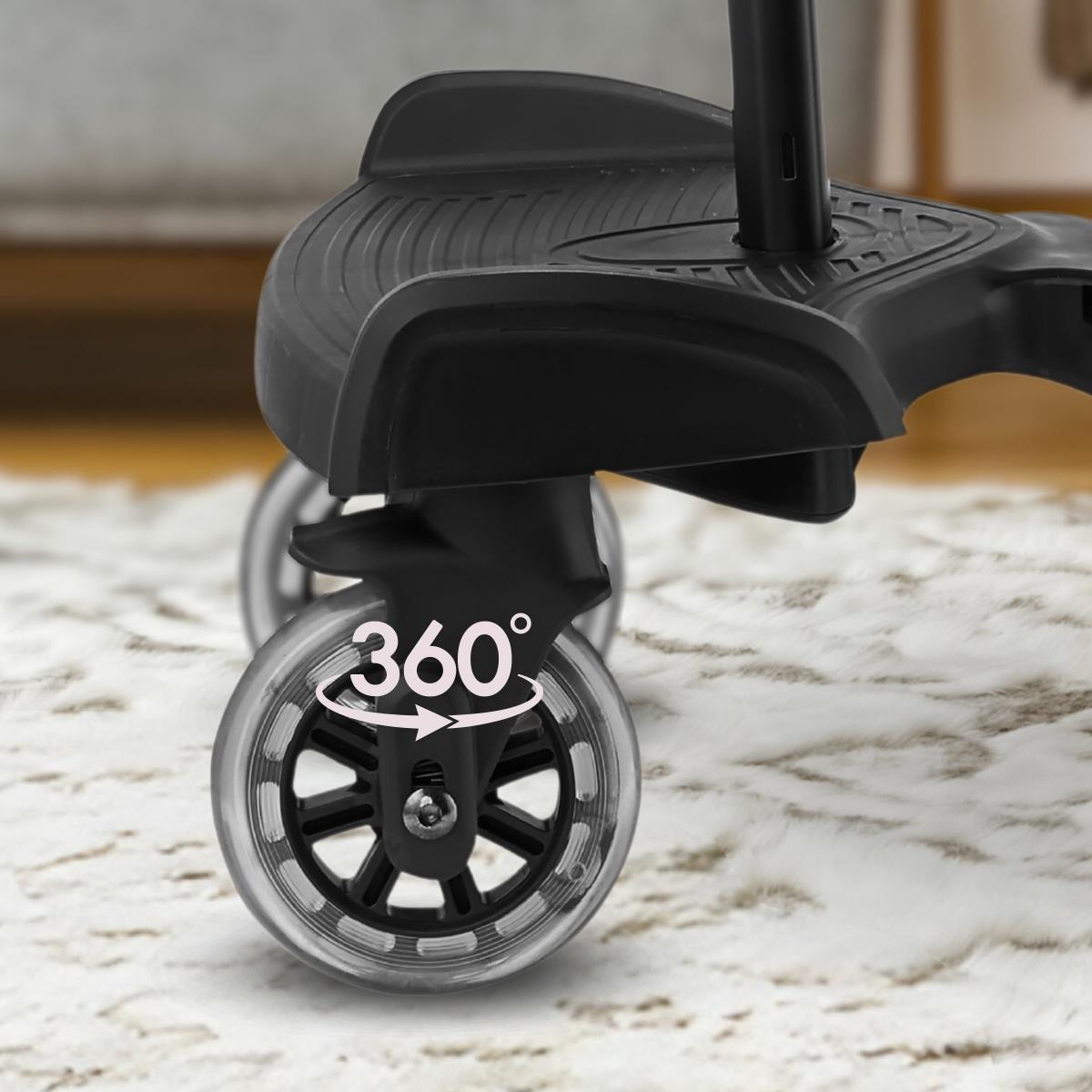 Babakocsi hosszabbító állítható üléssel és univerzális rögzítési rendszerrel - Moby-System BUGGY2GO