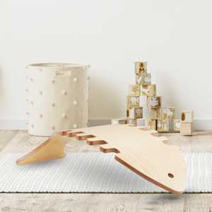 Hal alakú fa egyensúlyozó tábla - balance rocker