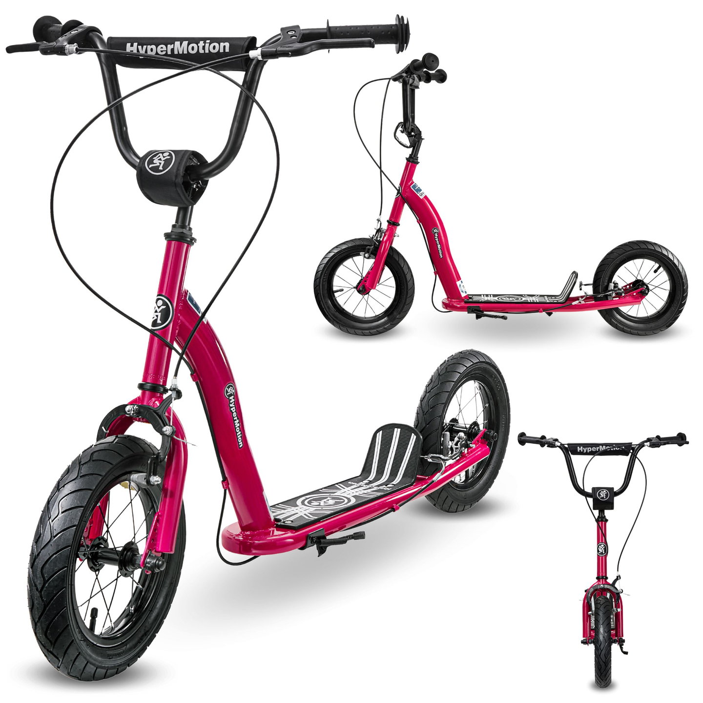 Scooter HyperMotion RUBY 12 (pumpált 30 cm-es kerekek) - fukszia/magenta