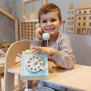 Retro fa telefon - menta