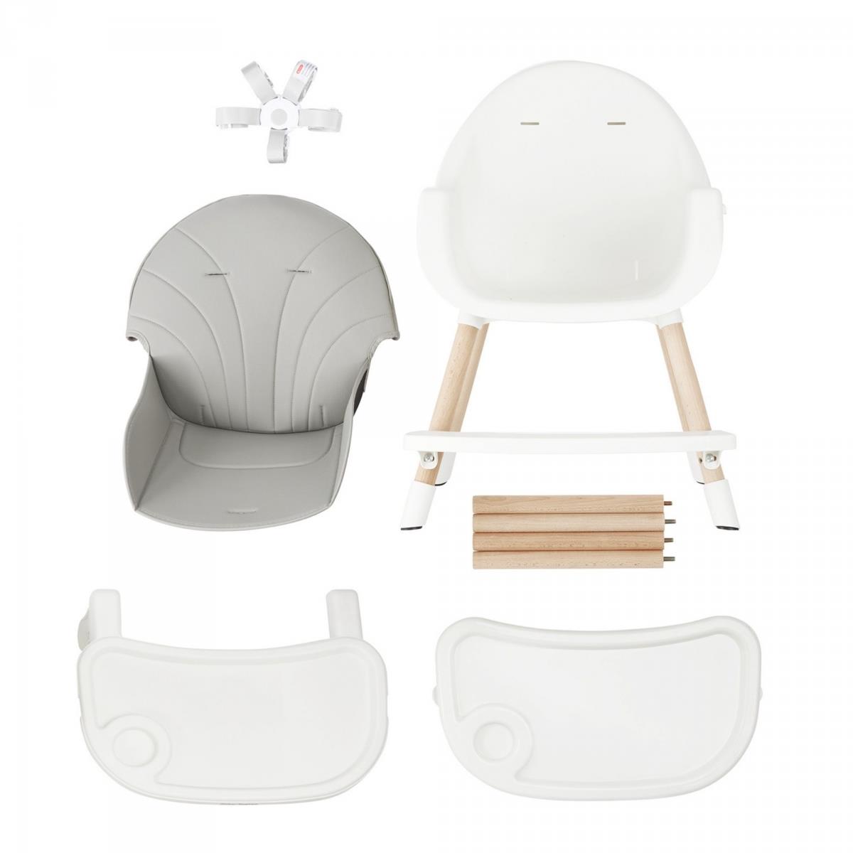 AMELIA etetőszék 3in1 Moby-System, szürke