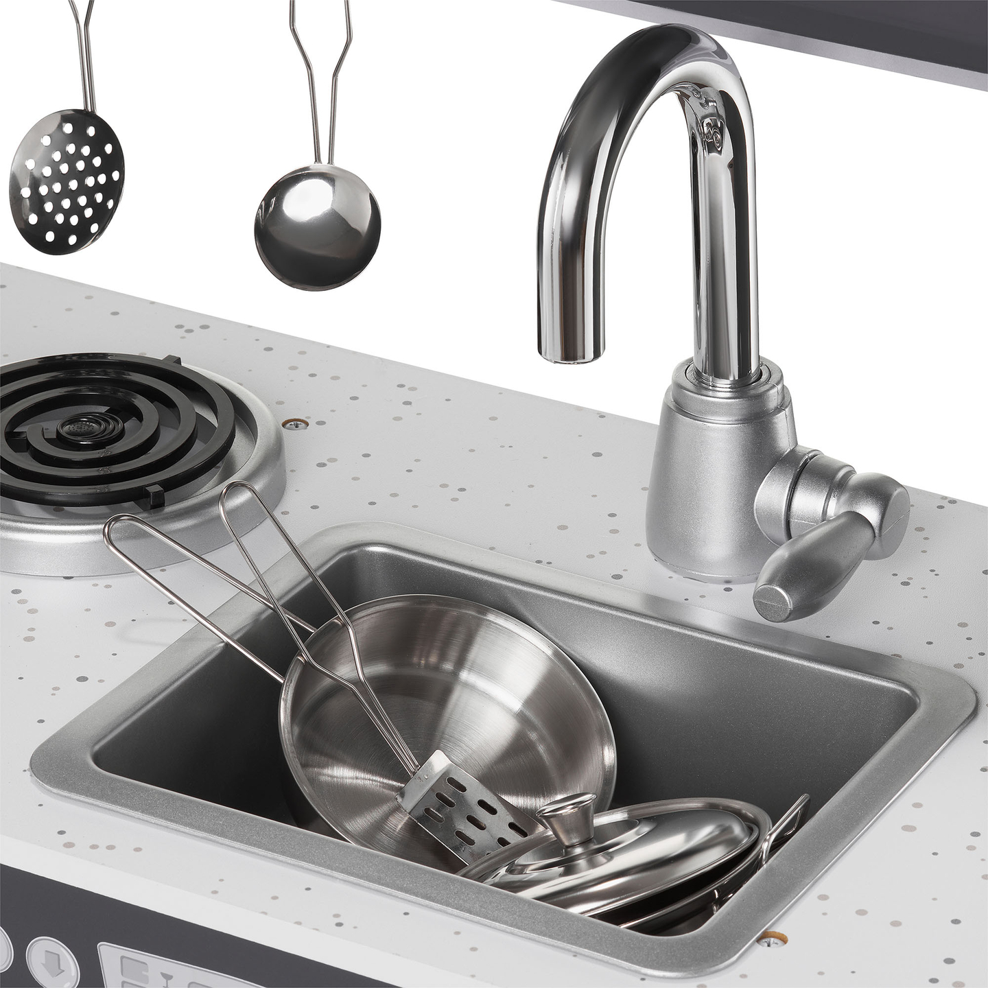 XXL fakonyha LED világítással, köténnyel és kiegészítőkkel