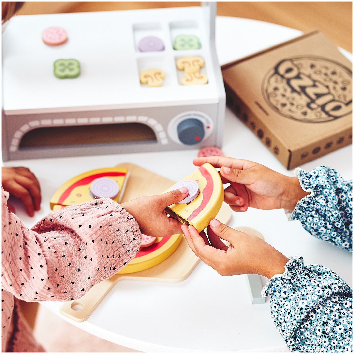 Fából készült pizza sütő készlet