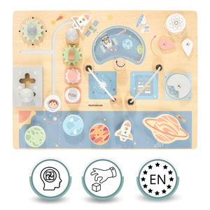 Fából készült manipulatív tábla - Kozmosz