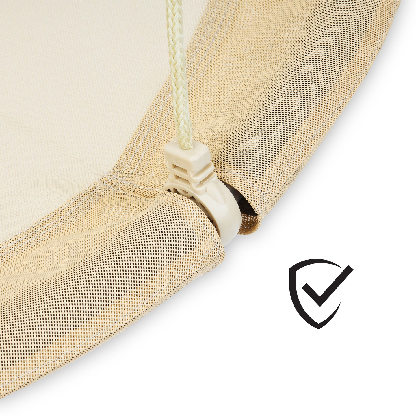 HyperMotion gólyafészek hinta - 100 cm átmérőjű, boho bézs színben