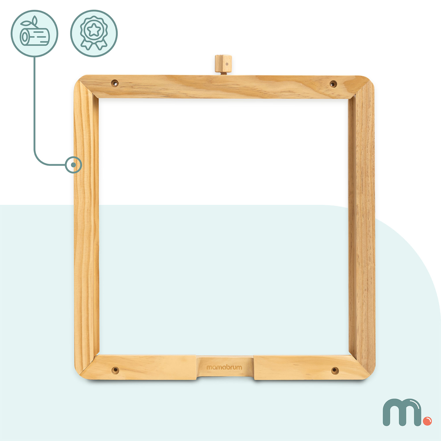Fa fali keret - Mamabrum oktatótáblák felszereléséhez