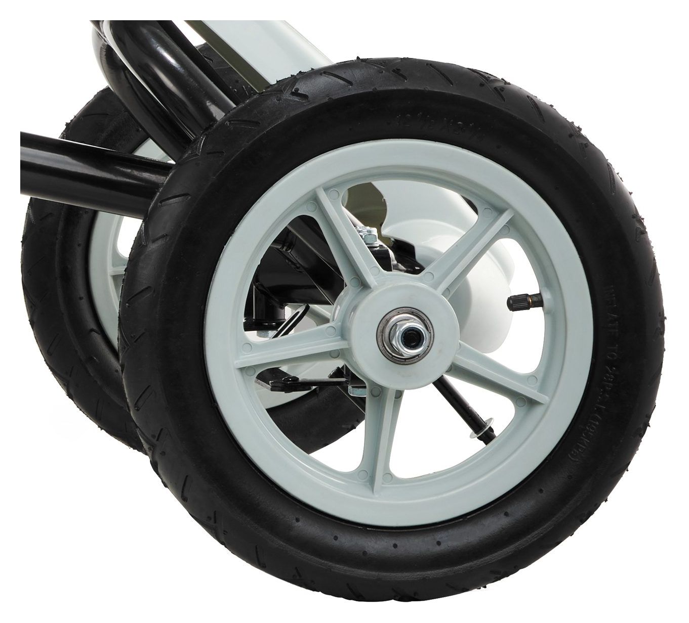 EVOQUE pedálos gokart 5-8 éves gyerekeknek - szürke