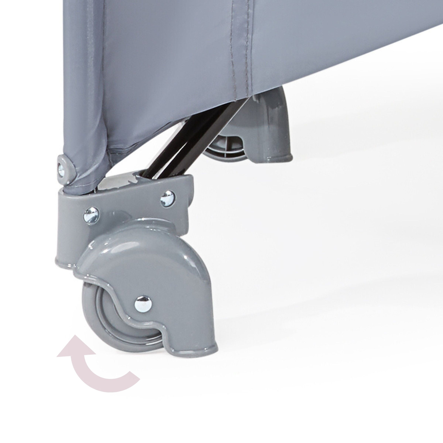 2 szintes utazóágy / járóka pelenkázóasztallal, tetővel és Happy Traveler BASIC PLUS matraccal - szürke